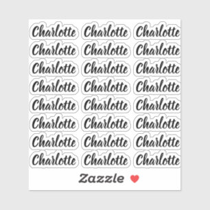 Pegatina Crear su propio nombre de guión personalizado eleg