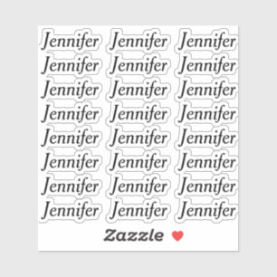 Pegatina Crear su propio nombre elegante personalizado