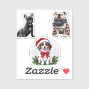 Pegatina Crear su propio Personalizado de 3 Collages de fot