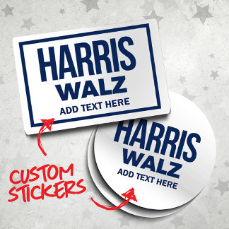 Pegatina Crear tu propio Harris Walz 2024