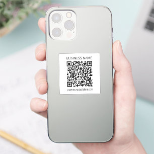 Pegatina Crear un código QR para empresas texto instantáneo