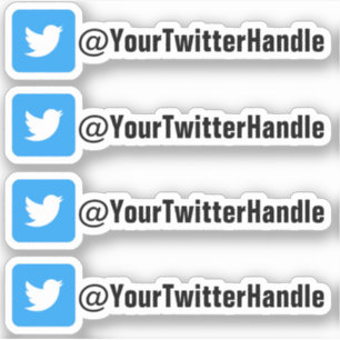 Pegatina Crear un manejo Personalizado de Twitter para Pega