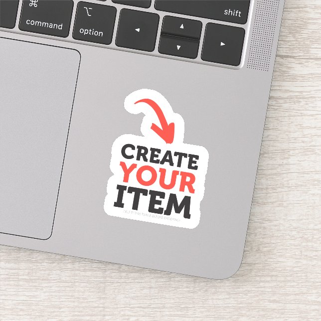 Pegatina CREATE-TU-OWN DIY Cargar tu diseño de corte (Detalle)