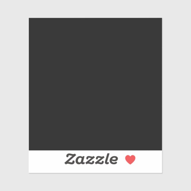 Pegatina Create Your Own Black Custom Design Holiday Card (Hoja)