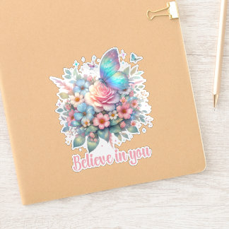 PEGATINA CREE EN USTED, AFIRMACIÓN POSITIVA DIARIA