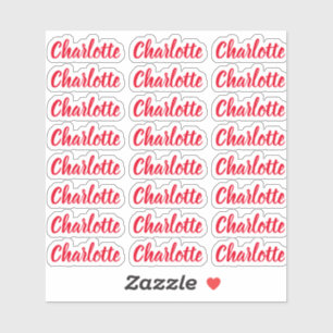 Pegatina Cree Su Propio Elegante Nombre De Script Personali