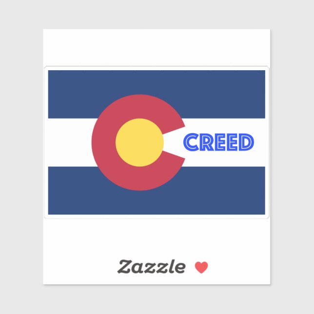 Pegatina Creed Colorado (Hoja)