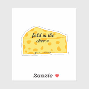 Pegatina Creek de Schitt: pliegue en el queso ( ew, dawid )
