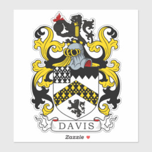 Pegatina Crest familiar Davis