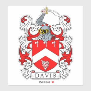Pegatina Crest familiar Davis