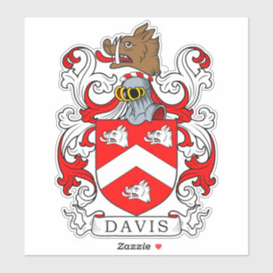 Pegatina Crest familiar Davis
