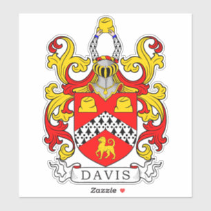 Pegatina Crest familiar Davis