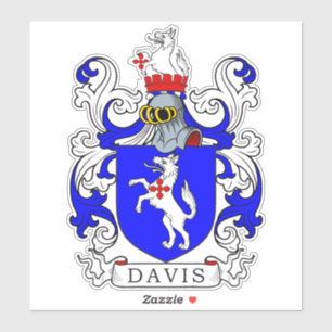 Pegatina Crest familiar Davis