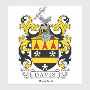 Pegatina Crest familiar Davis