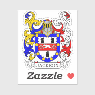 Pegatina Crest familiar Jackson