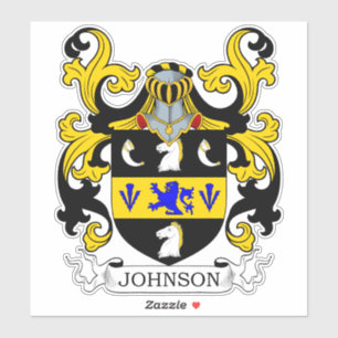 Pegatina Crest familiar Johnson