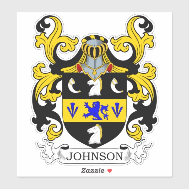 Pegatina Crest familiar Johnson (Hoja)