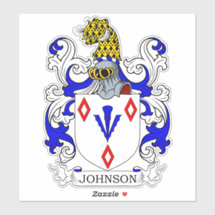 Pegatina Crest familiar Johnson