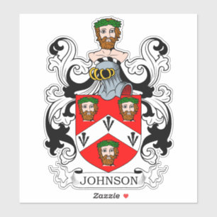 Pegatina Crest familiar Johnson