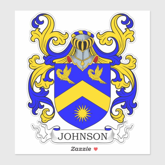 Pegatina Crest familiar Johnson (Hoja)