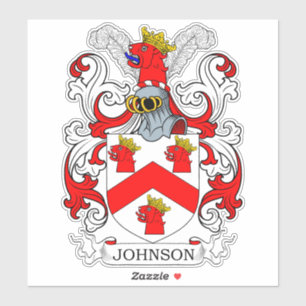 Pegatina Crest familiar Johnson