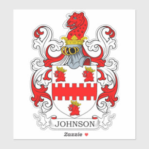 Pegatina Crest familiar Johnson