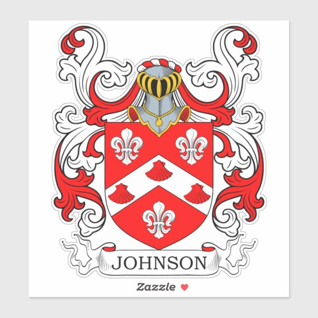 Pegatina Crest familiar Johnson (Hoja)