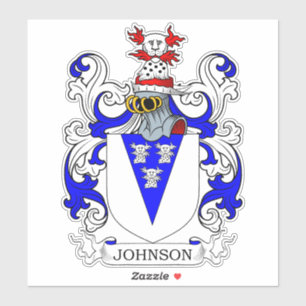 Pegatina Crest familiar Johnson
