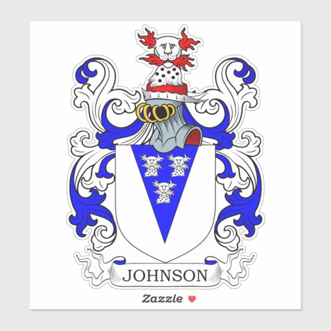 Pegatina Crest familiar Johnson (Hoja)