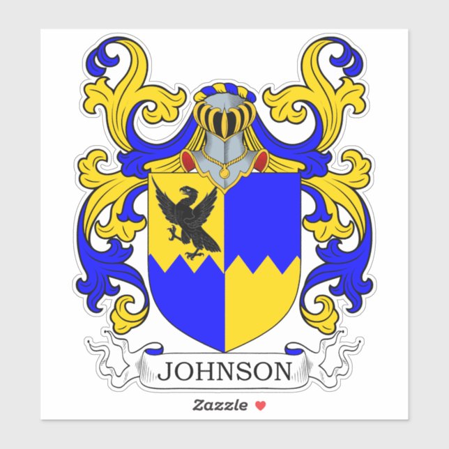 Pegatina Crest familiar Johnson (Hoja)