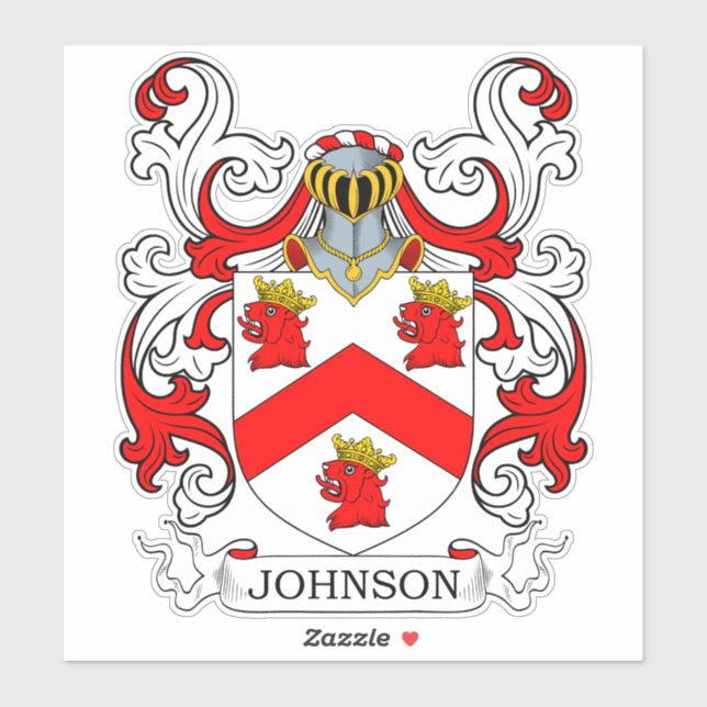 Pegatina Crest familiar Johnson (Hoja)
