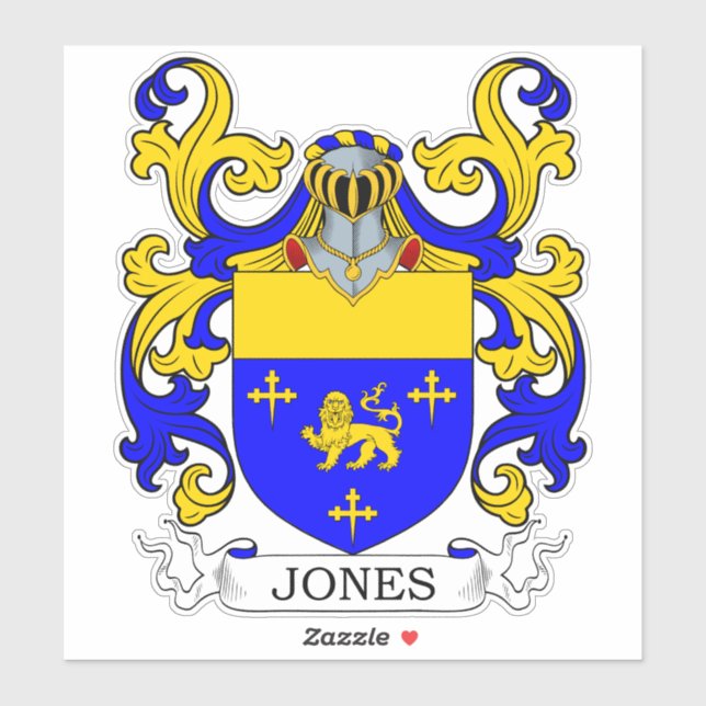Pegatina Crest familiar Jones (Hoja)