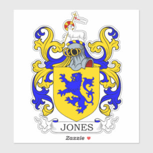 Pegatina Crest familiar Jones