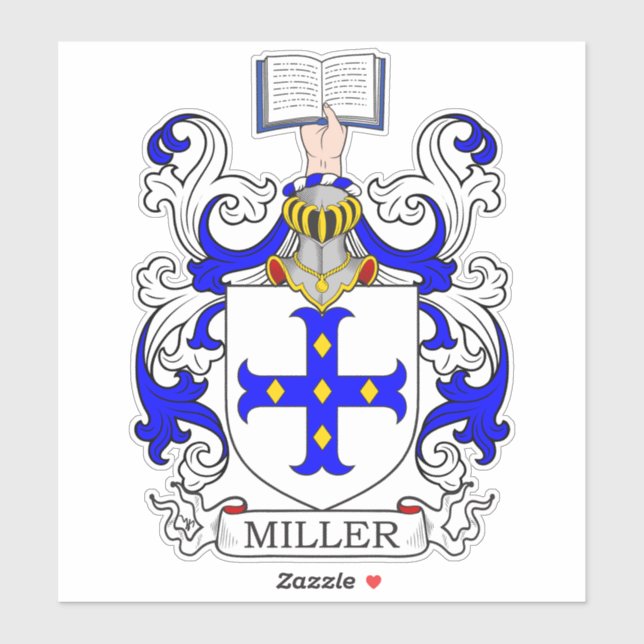 Pegatina Crest familiar Miller (Hoja)