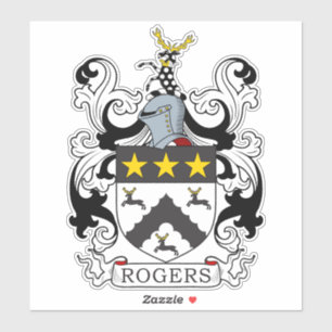 Pegatina Crest familiar Rogers