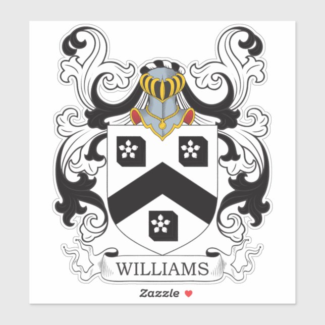 Pegatina Crest familiar Williams (Hoja)