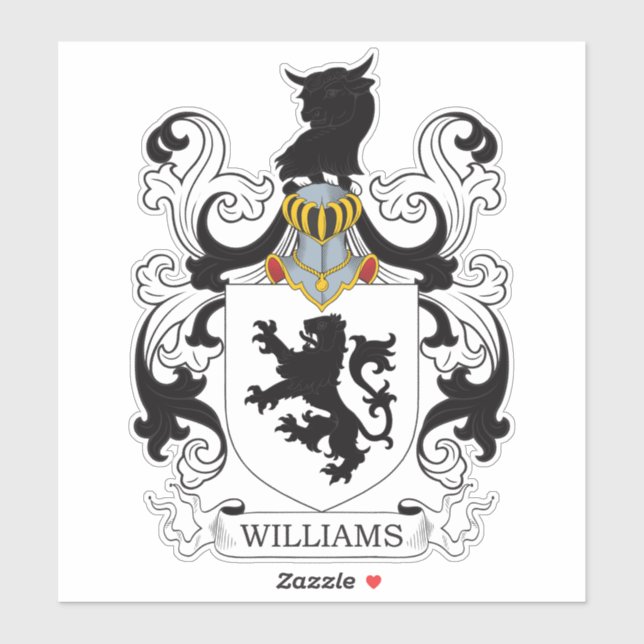 Pegatina Crest familiar Williams (Hoja)