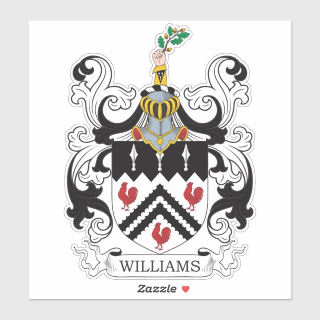 Pegatina Crest familiar Williams (Hoja)