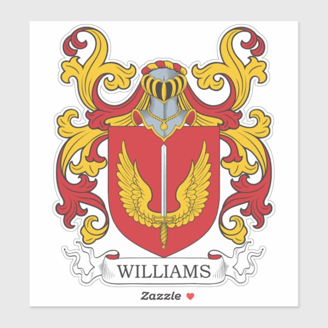 Pegatina Crest familiar Williams (Hoja)