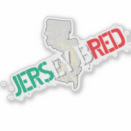 Pegatina CRIADO EN JERSEY (Italiano)