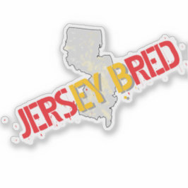 Pegatina CRIADO EN JERSEY (Spanish)