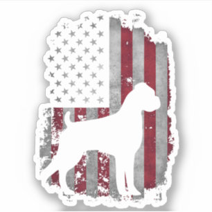 Pegatina Criador De Perros American Boxer EEUU Animal Cacho