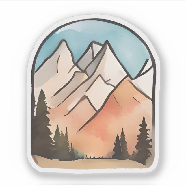 Pegatina Crimson Ridge Awakens (Anverso)