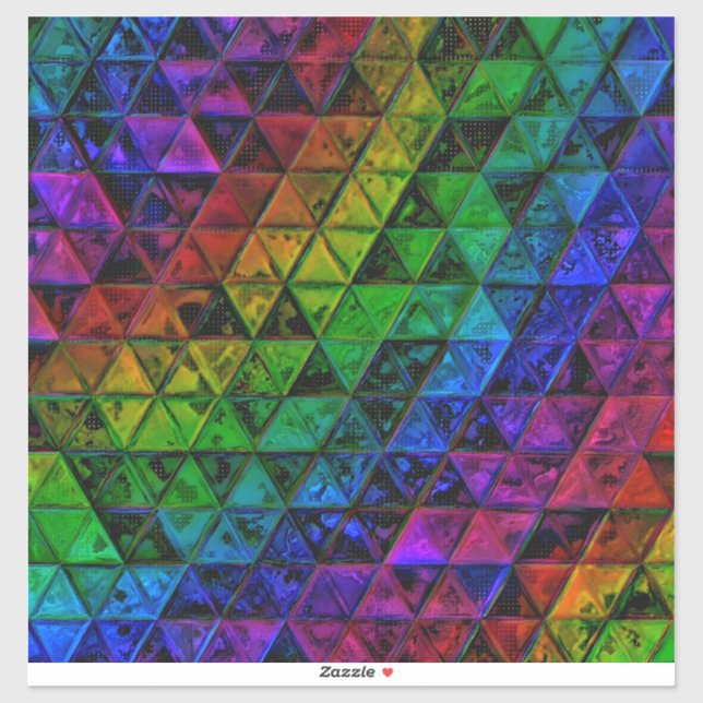 Pegatina Cristal de orgullo (Hoja)