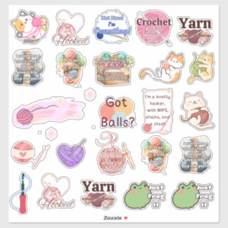Pegatina Crochet Sticker Assortment