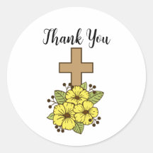 Pegatina Cross Thank You