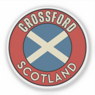 Pegatina Crossford, Escocia