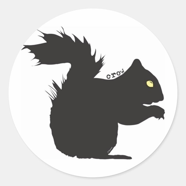 Pegatina Crow (Anverso)