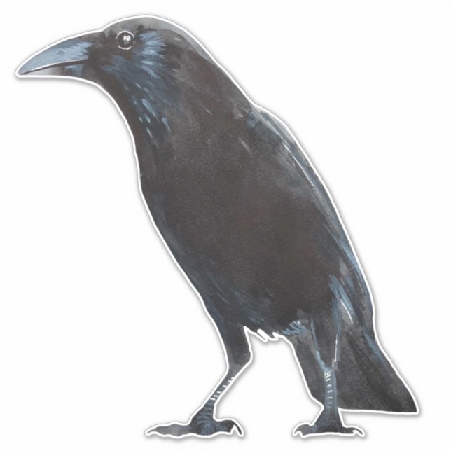 Pegatina Crow (Anverso)