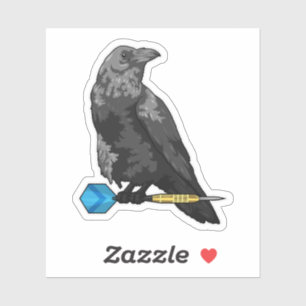 Pegatina Crow en Darts con Dart